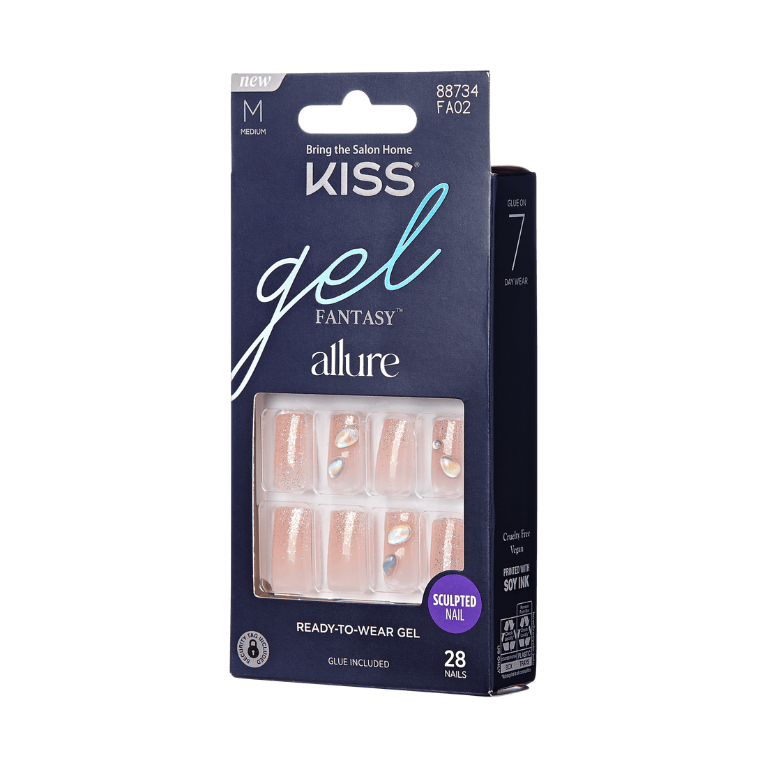 KISS Gel Fantasy Allure Nails - Transformation