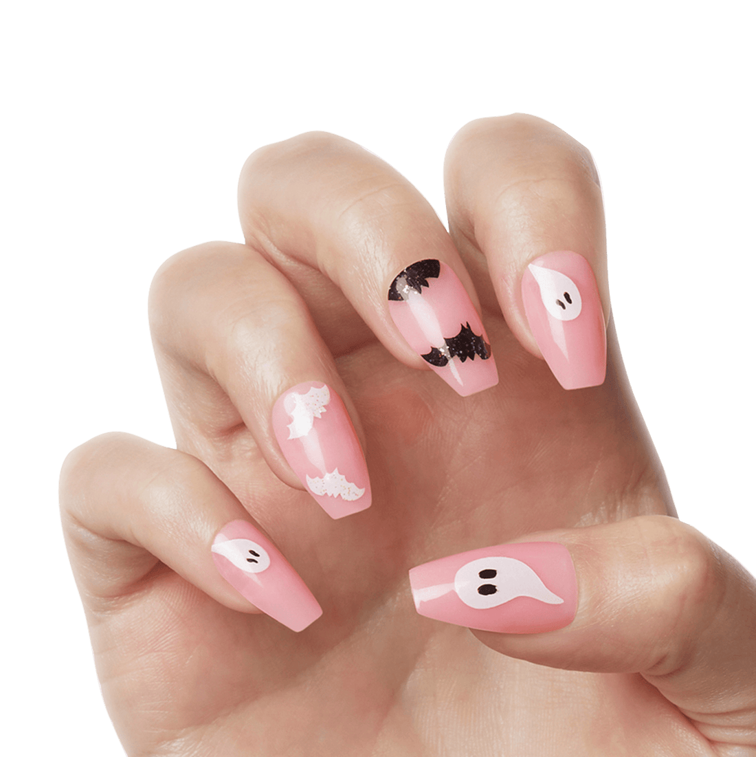 KISS Voguish Fantasy Glow-In-The-Dark Halloween Press-On Glue Nails  - Lion Tamers