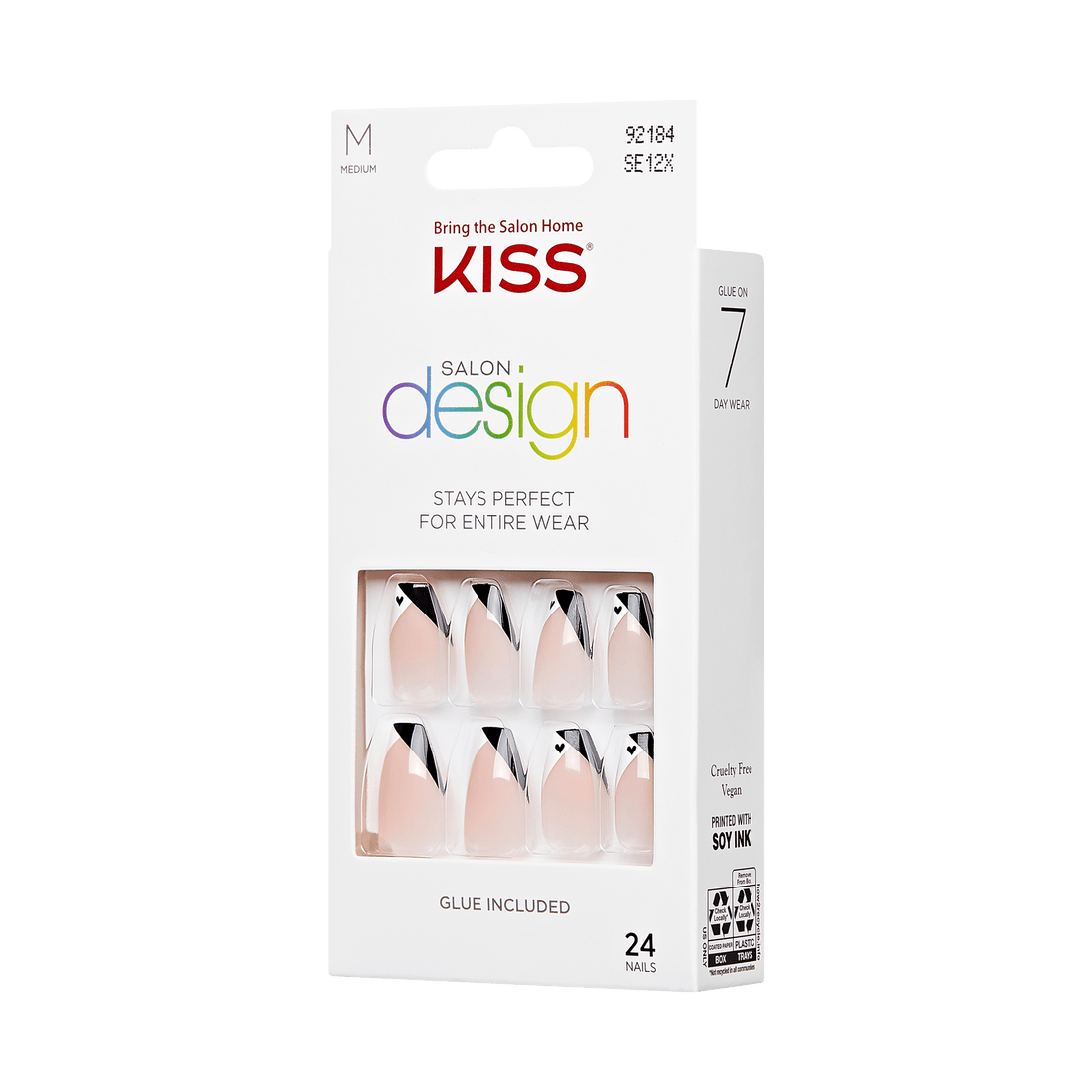 Packaging for KISS Salon Design nails in &