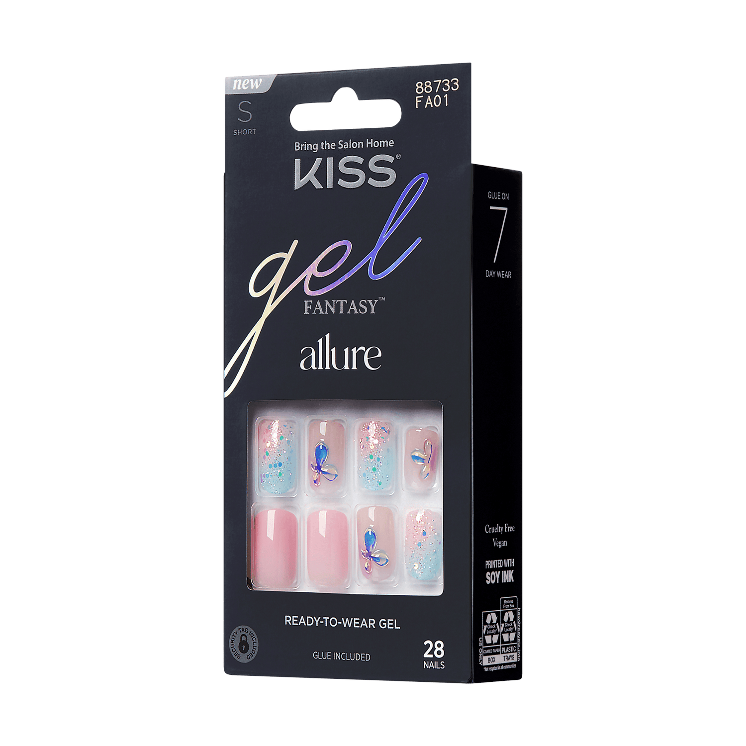 KISS Gel Fantasy Allure Nails - Variation