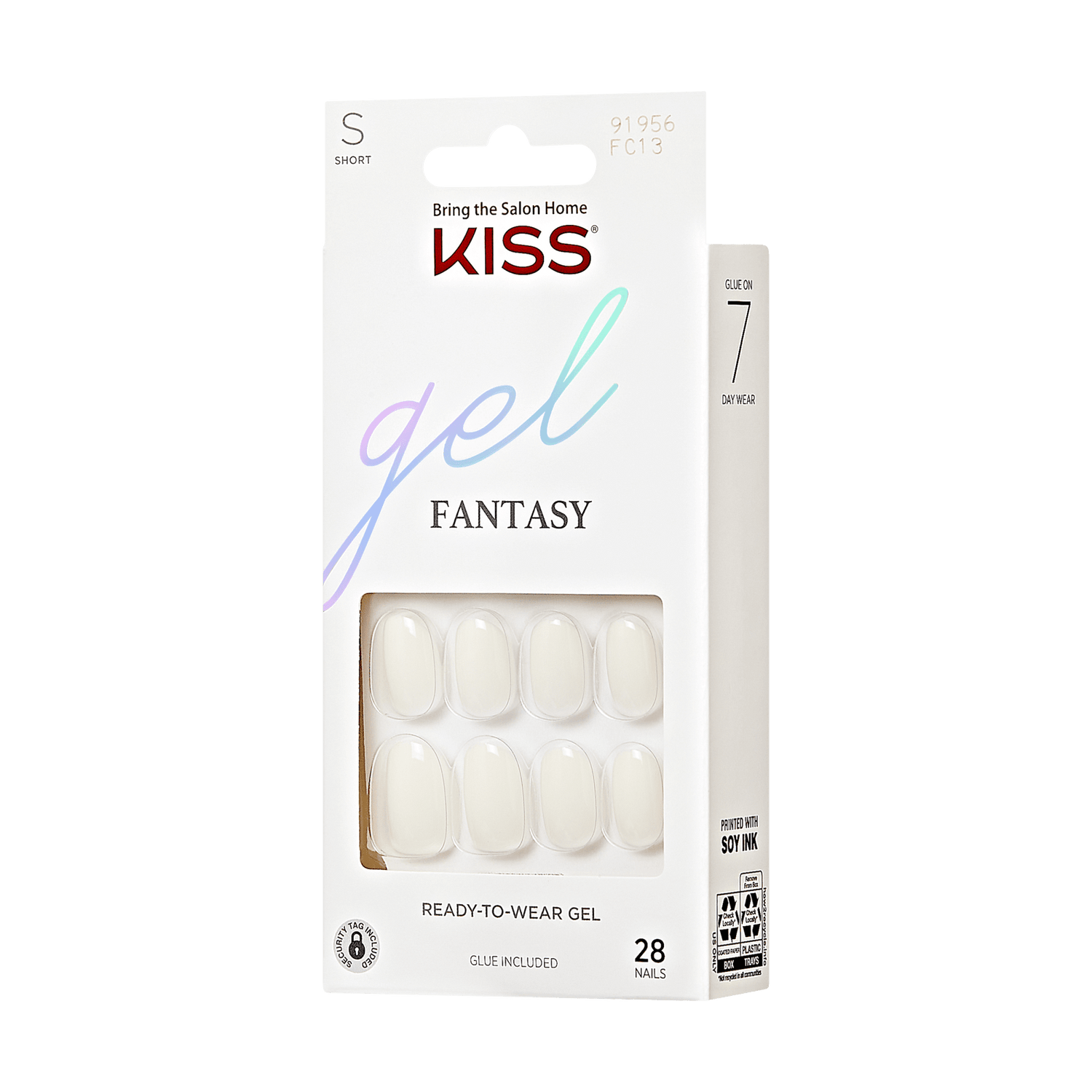 KISS Gel Fantasy Press On Glue Nails - Perfect Fit