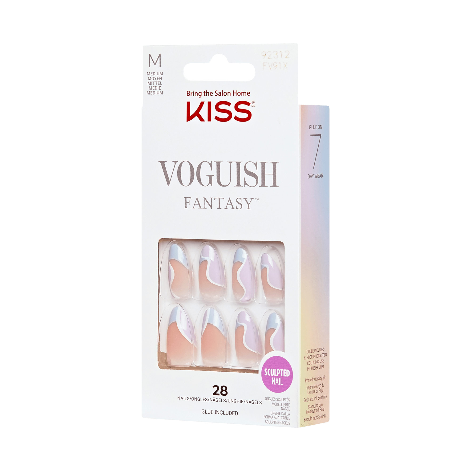 Packaging for KISS Voguish Fantasy nails in &