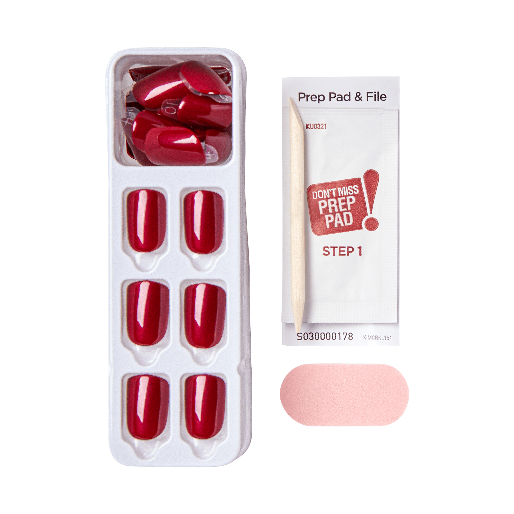 imPRESS Color Press On Nails - Red Velvet