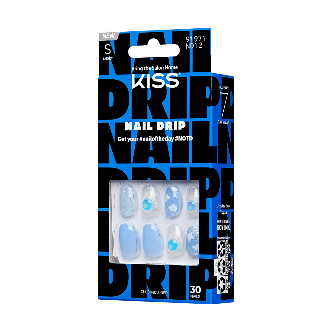 KISS Nail Drip Press-On Glue Nails - Our Drips