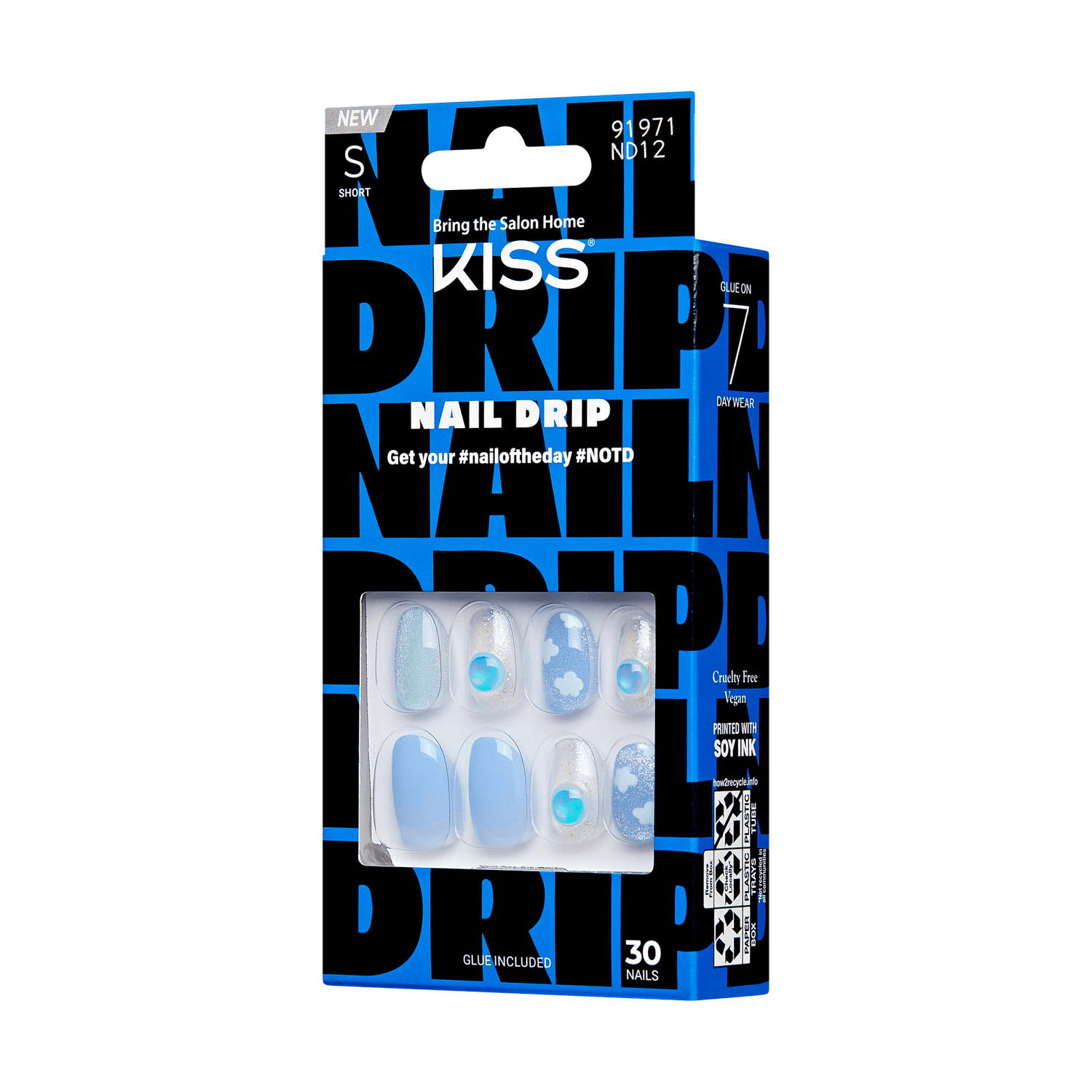 KISS Nail Drip Press On Glue Nails - Our Drips