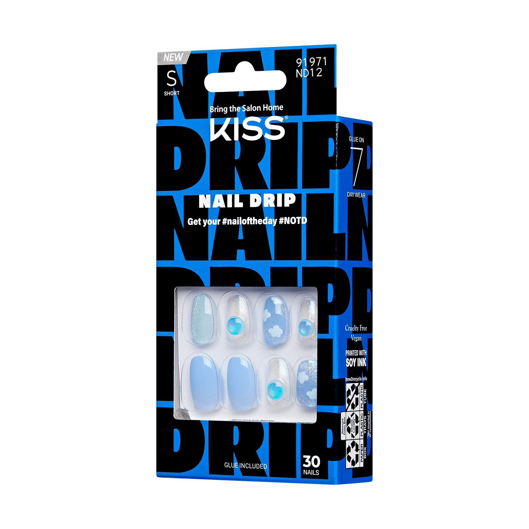 KISS Nail Drip Press On Glue Nails - Our Drips