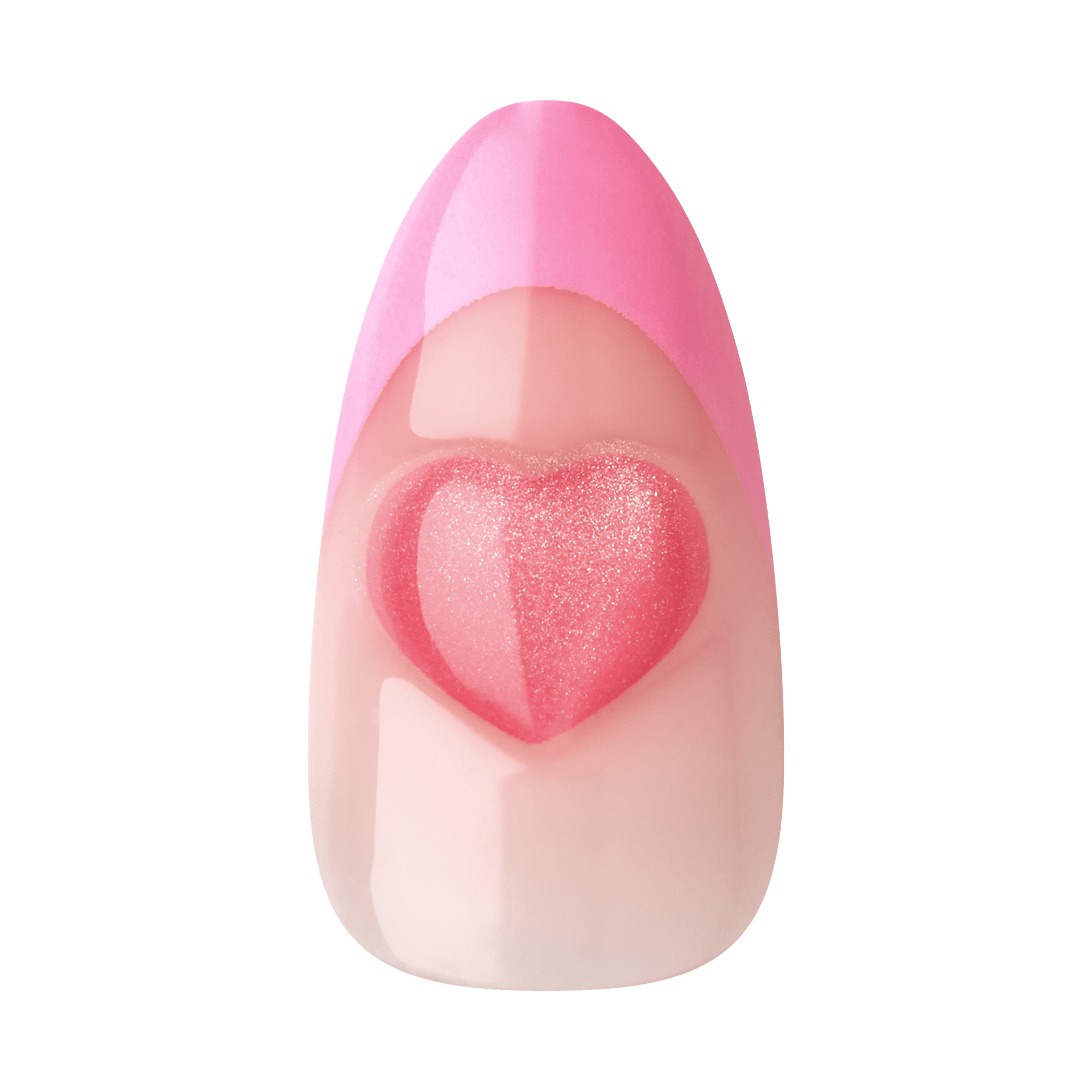 KISS Nail Drip Press-On Glue Nails - Latte Drip