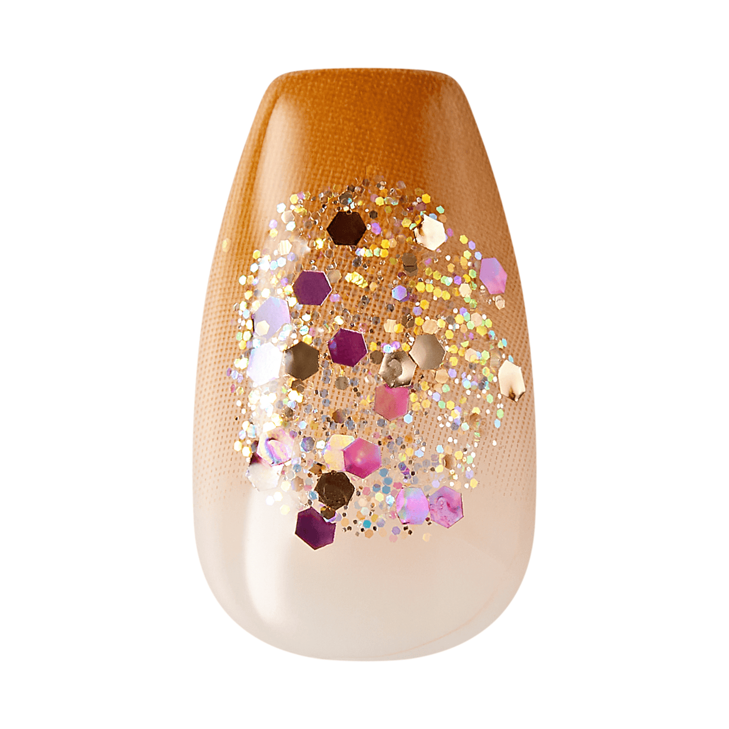 imPRESS Coffee Press-On Nails - Golden Espresso