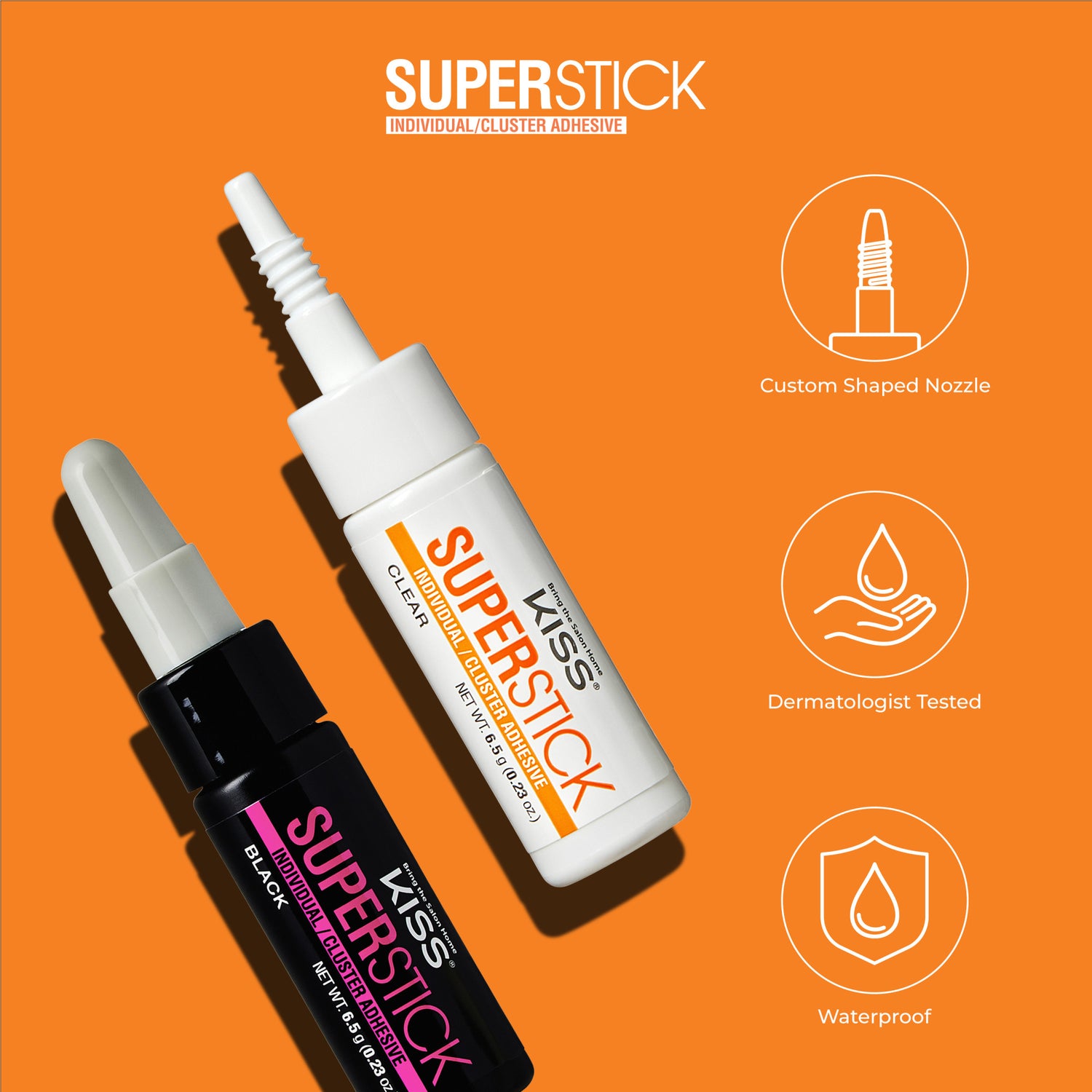 KISS Super Stick Lash Cluster Adhesive - Black