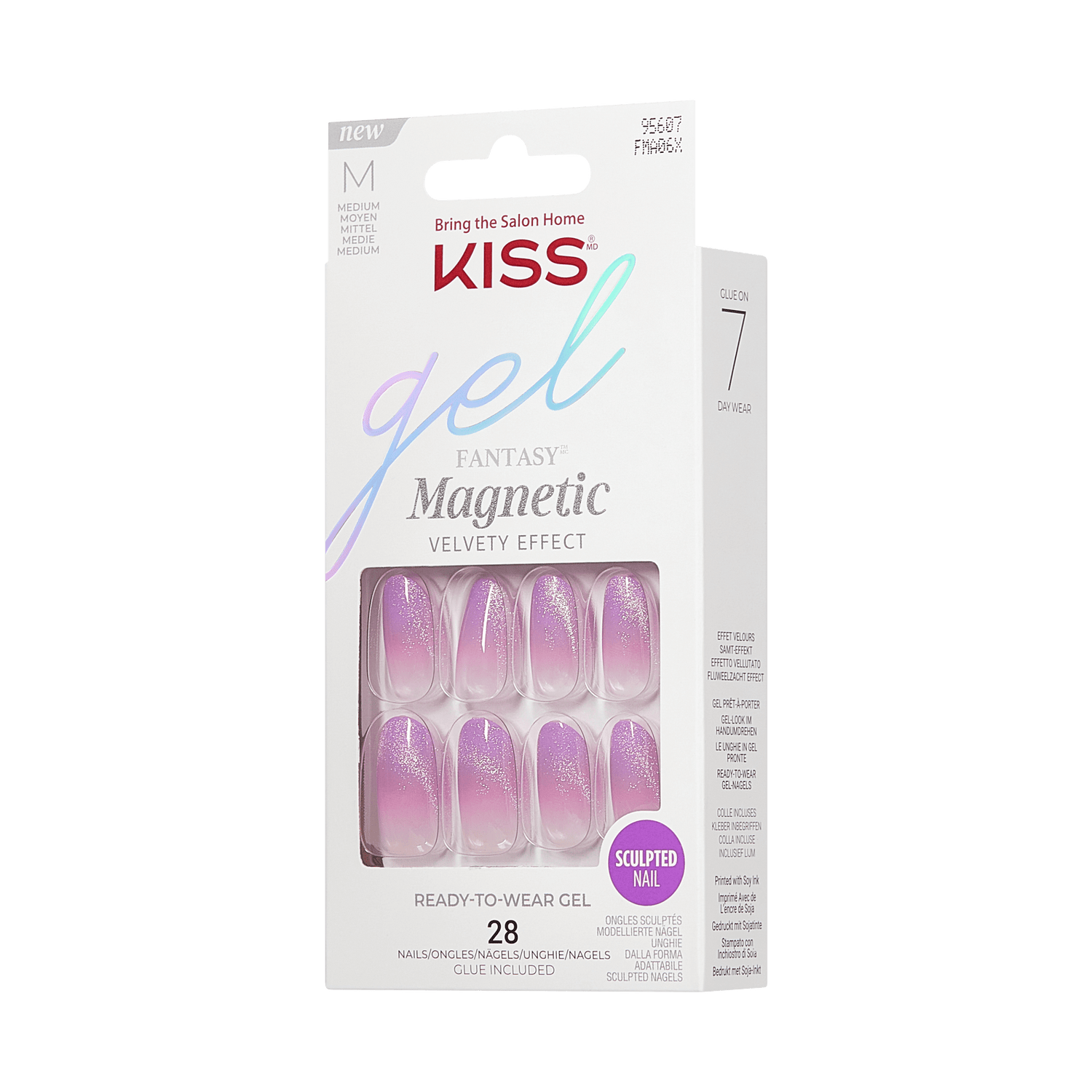 KISS Gel Fantasy Magnetic Press On Glue Nails - DewDance