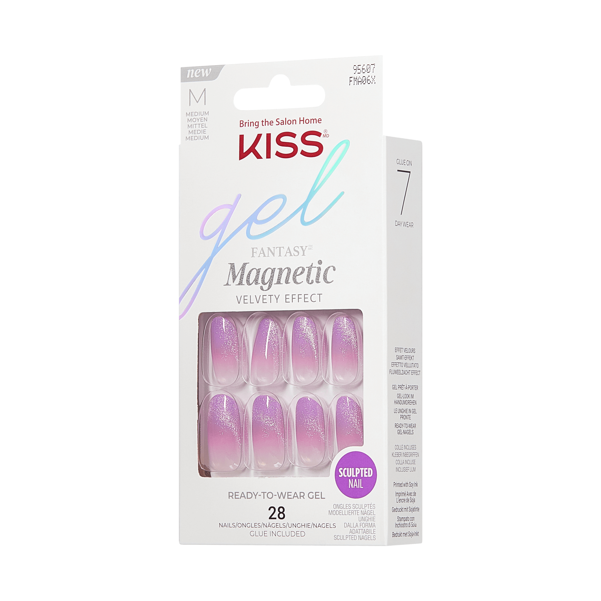 KISS Gel Fantasy Magnetic Press On Glue Nails - DewDance