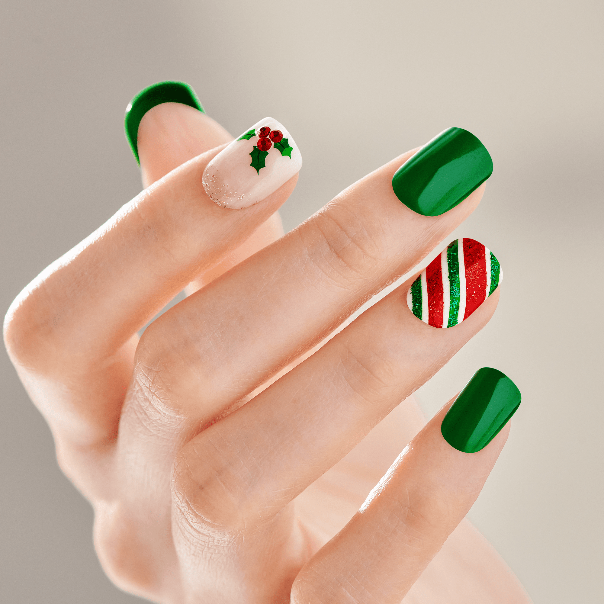 imPRESS Holiday Press On Nails - Festive Lights