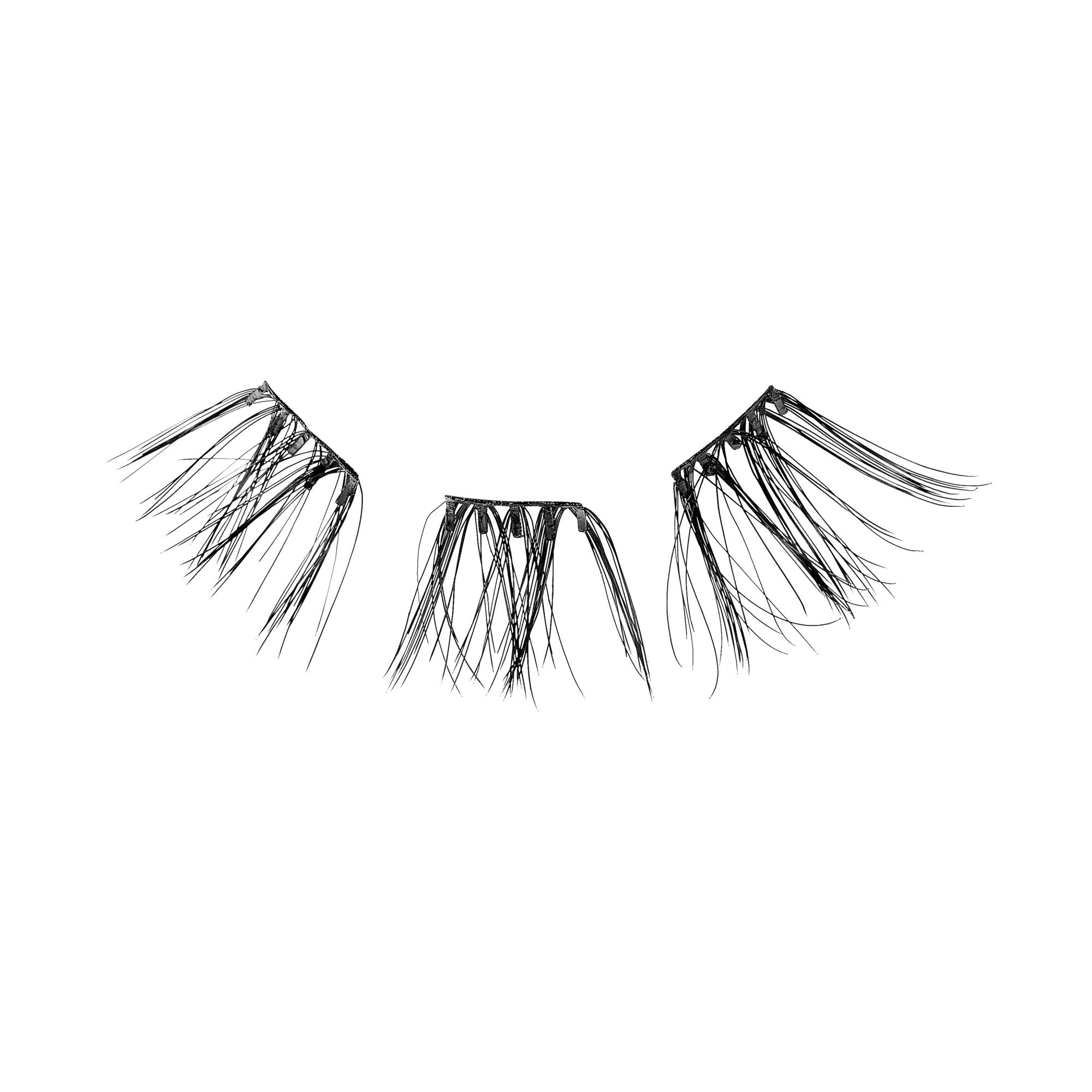 imPRESS Falsies Self Adhesive Eyelashes, 12 Lash Clusters - Edgy