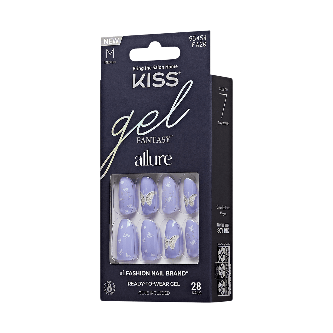 KISS Gel Fantasy Allure Nails - Waves