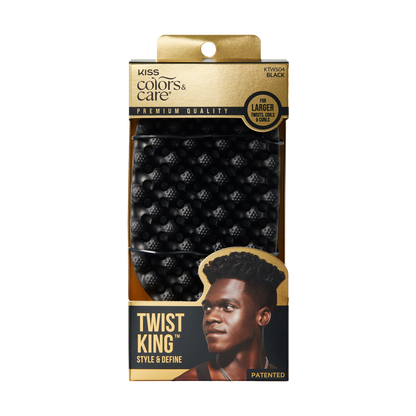 KISS Colors &amp; Care Style &amp; Define Twist King - Black