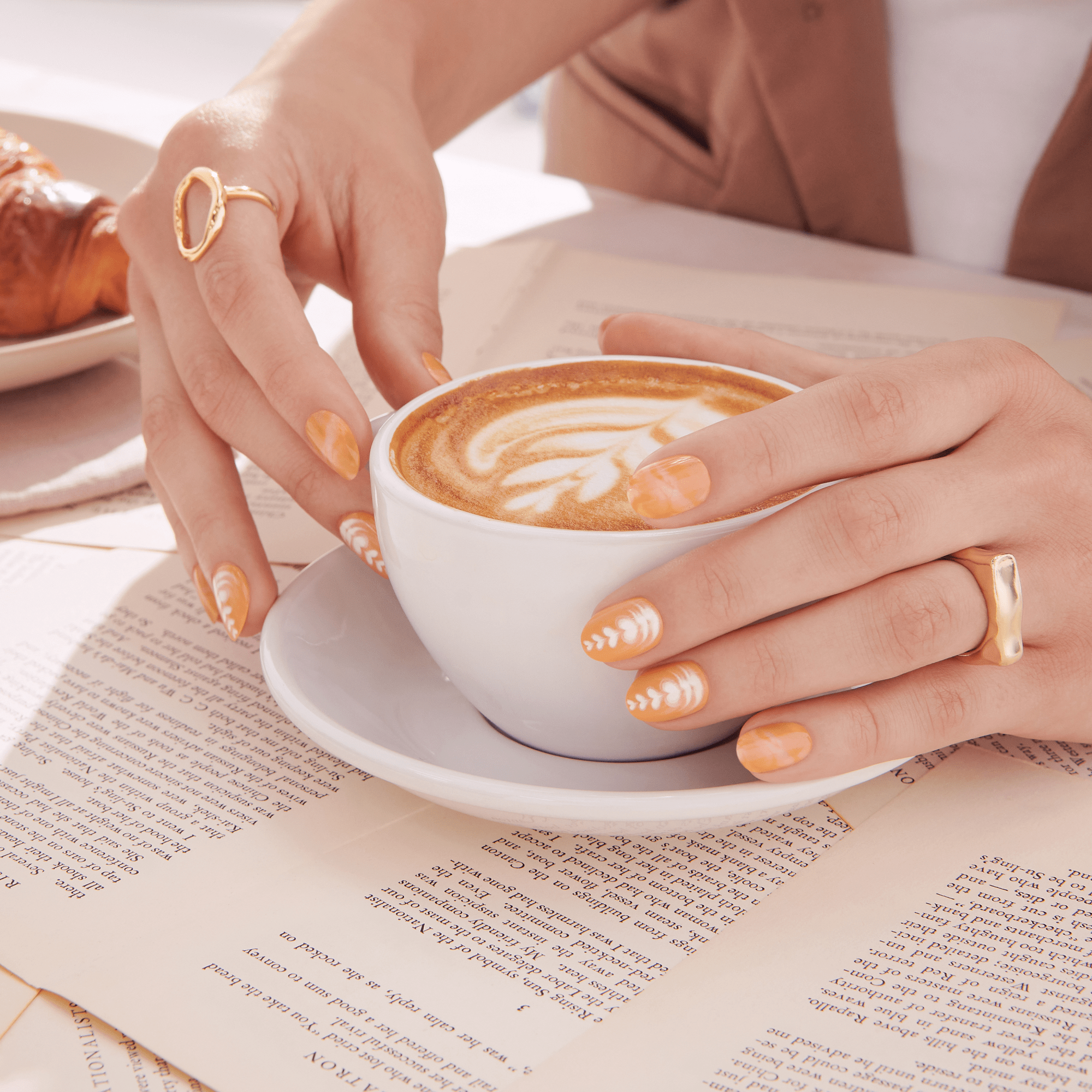 imPRESS Coffee Press-On Nails - Cup of Latte