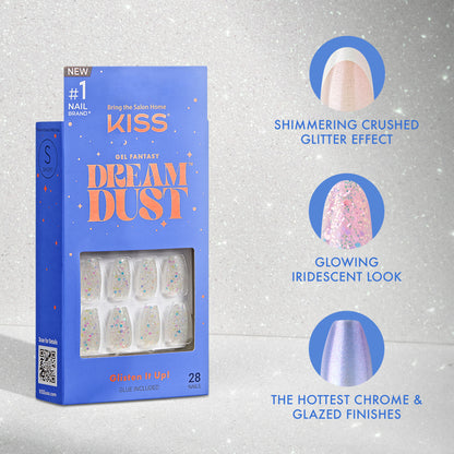 KISS Gel Fantasy Dreamdust Press On Glue Nails - Future Love