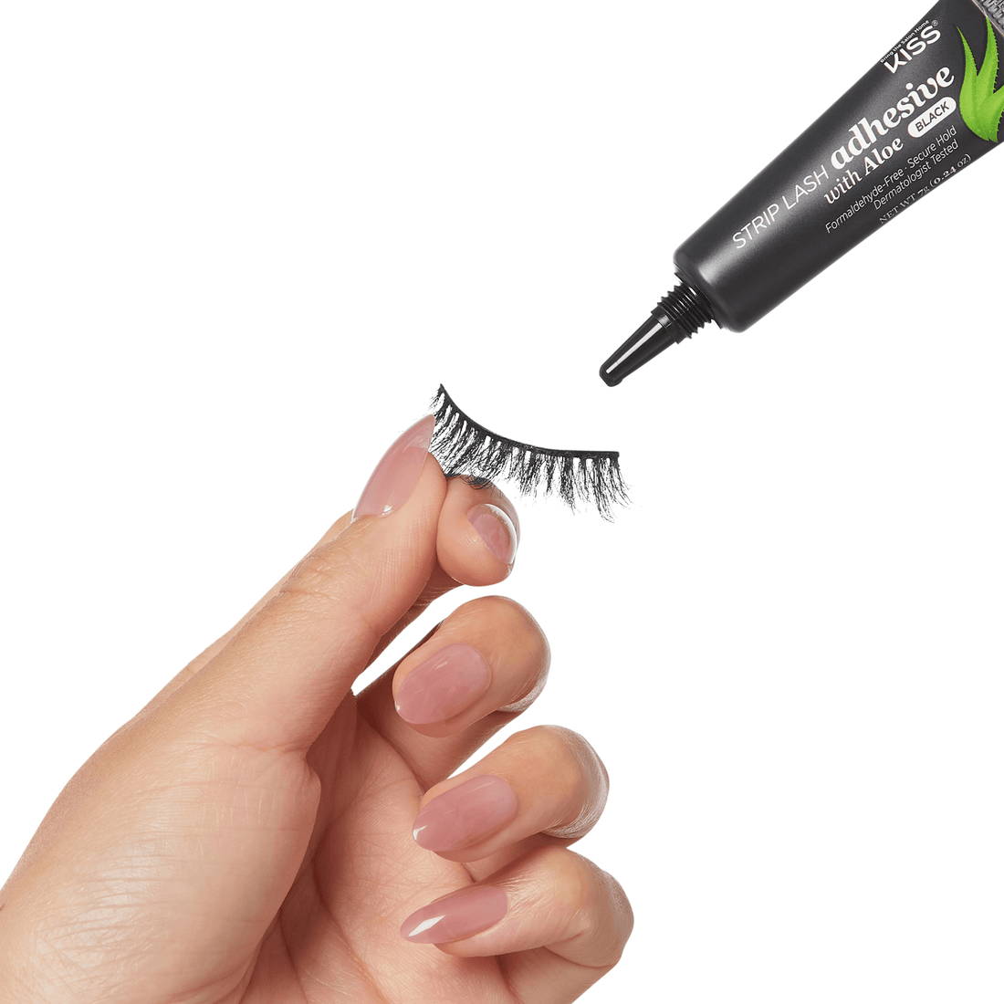 KISS Strip Lash Adhesive with Aloe - Latex Black