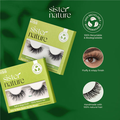 KISS Sister Nature False Eyelashes  - Dawn