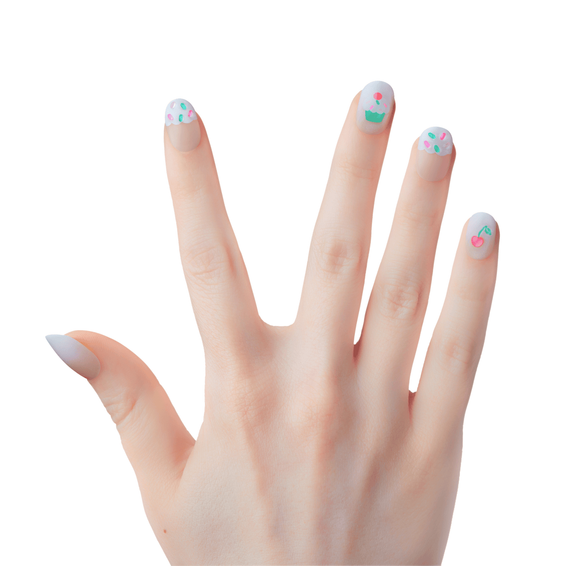 KISS Nail Drip ‘Sweet Shop’ Press-On Glue Nails – Hot Drip