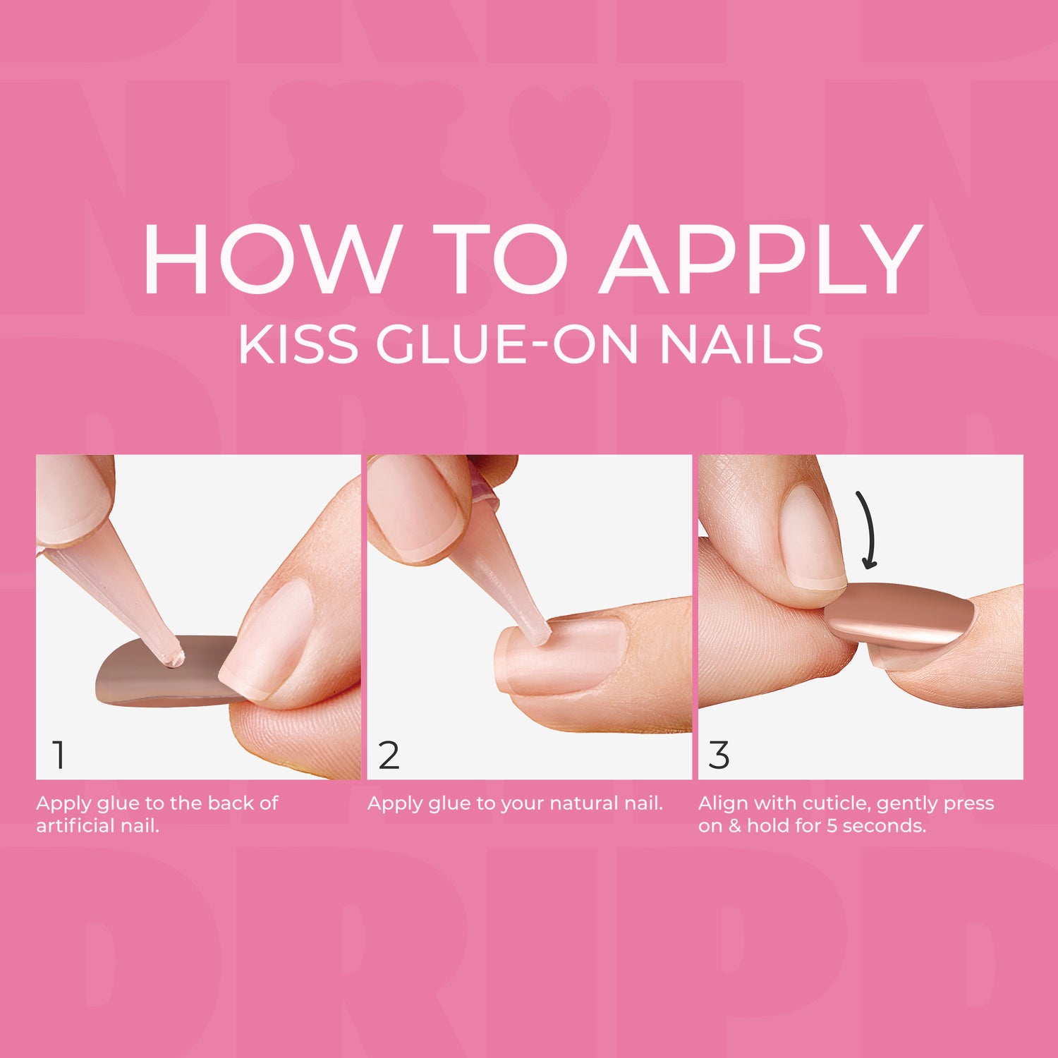 KISS Nail Drip ‘Sweet Shop’ Press On Glue Nails – Drip Shine