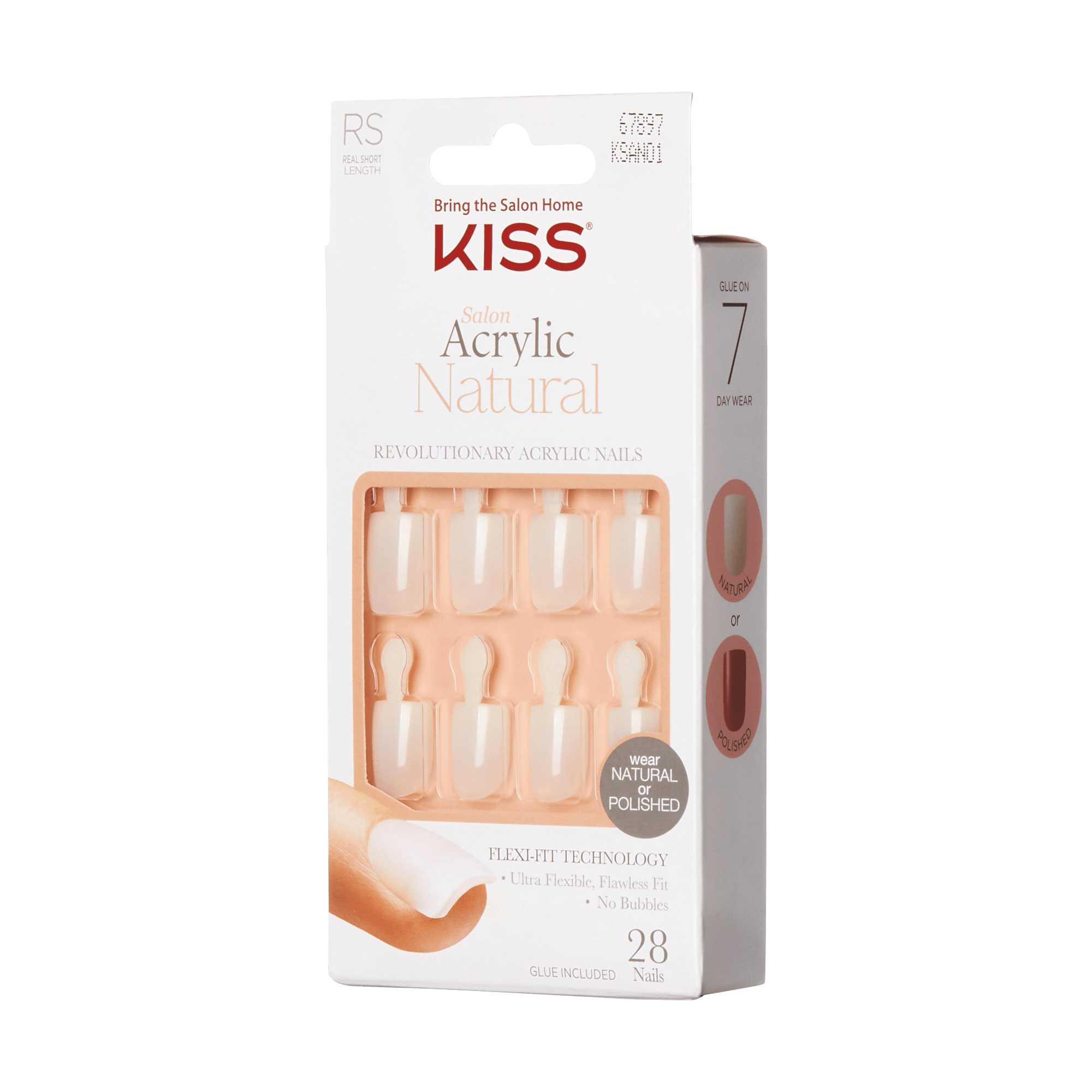 KISS Salon Acrylic Natural Nails - Brief Encounter