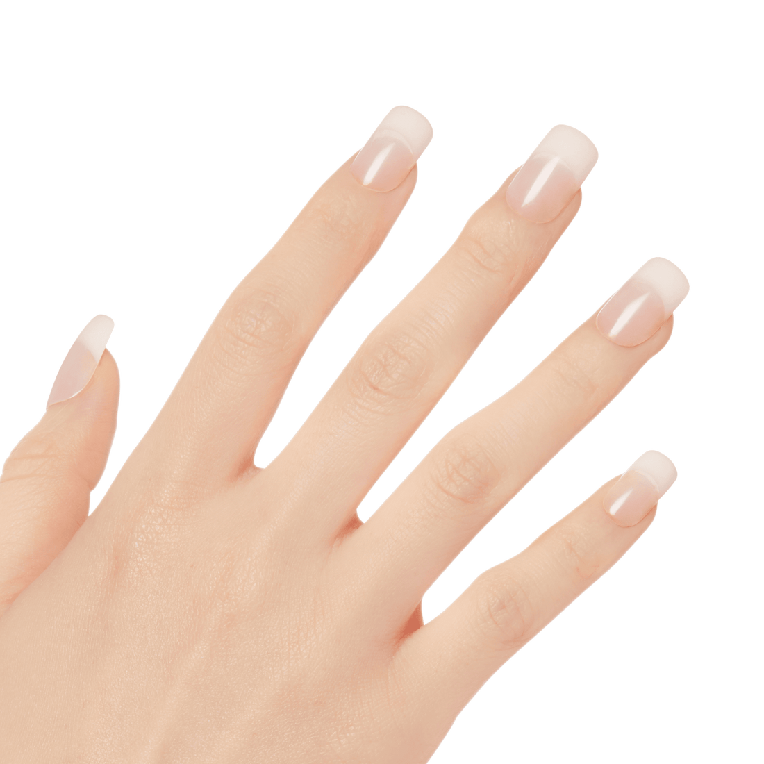 KISS Salon Acrylic Nude French Nails - Cashmere