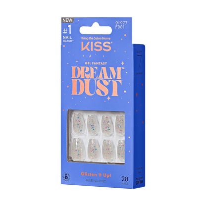 KISS Gel Fantasy Dreamdust Nails - Mood Dust