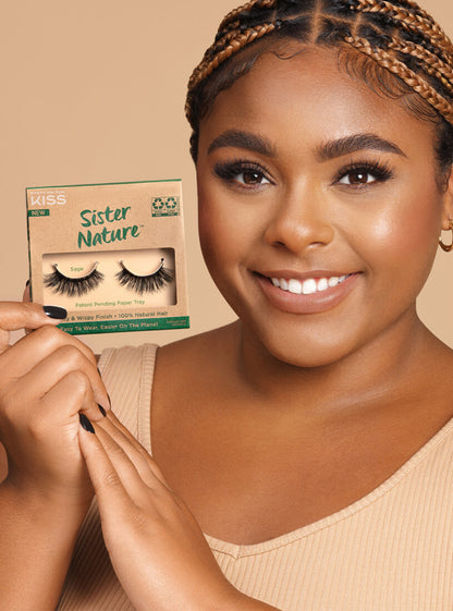 KISS Sister Nature False Eyelashes  - Sage