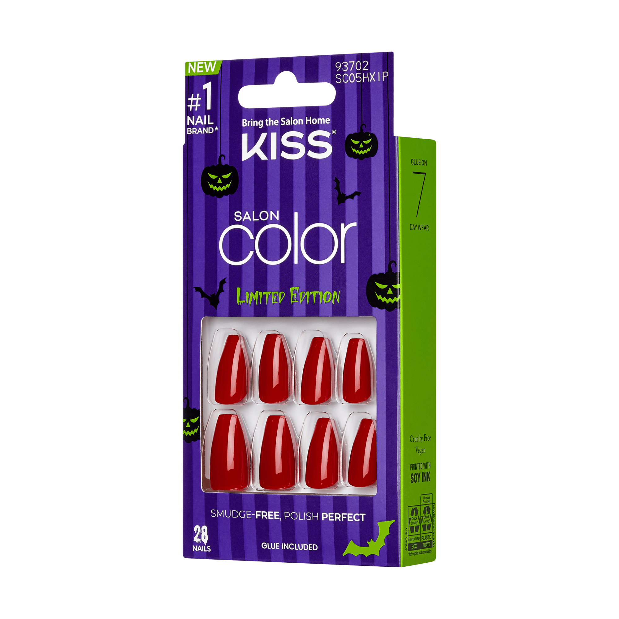 KISS Salon Color Halloween Nails - I Love PSL