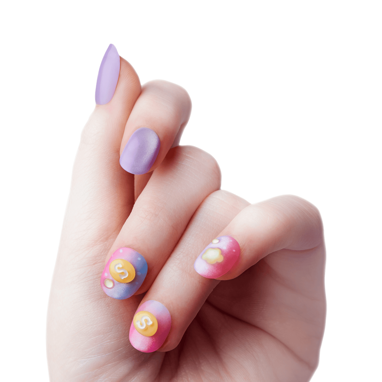 KISS Nail Drip ‘Sweet Shop’ Press On Glue Nails – Drip Shine