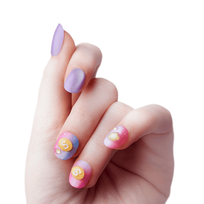 KISS Nail Drip ‘Sweet Shop’ Press On Glue Nails – Drip Shine