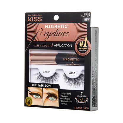 KISS Magnetic Eyeliner &amp; Lashes - Charm