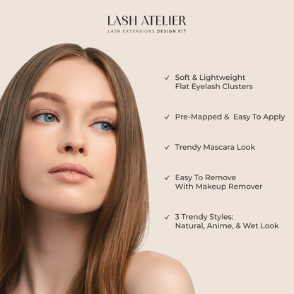 KISS Lash Atelier Individual Lash Extensions Design Kit – Natural