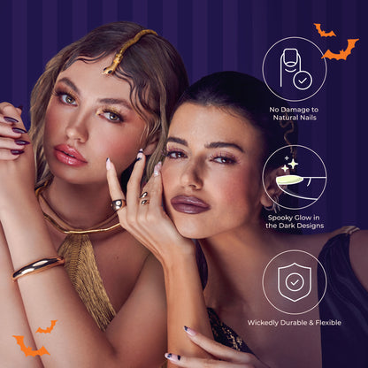 KISS Salon Design Glow-in-the-Dark Halloween Nails - Hallowscream