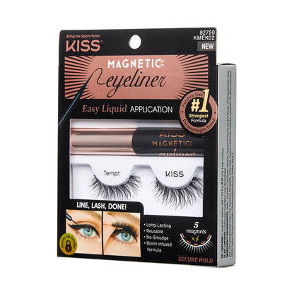 KISS Magnetic Eyeliner &amp; Lash Kit Tempt