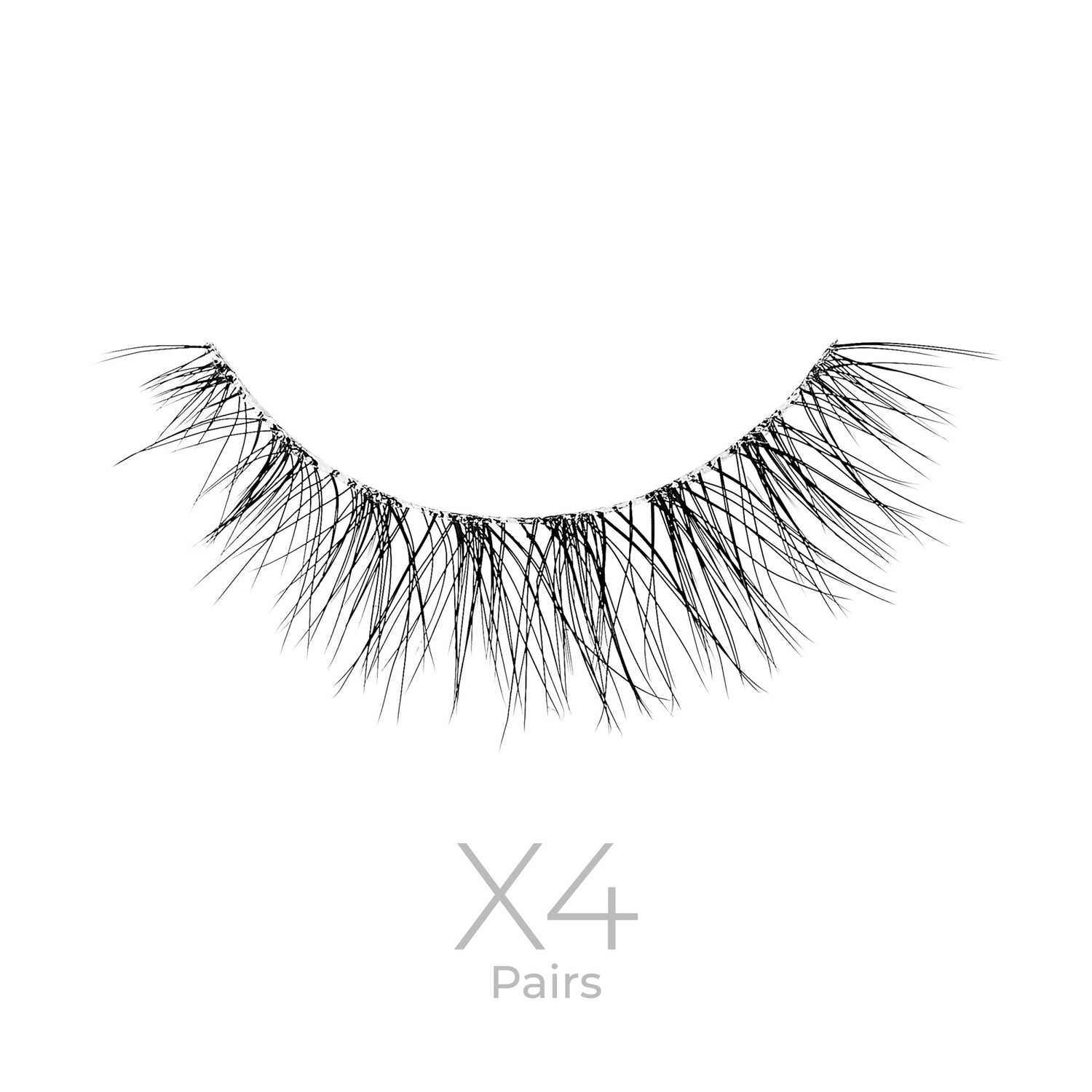 KISS The New Natural Lash 4-Pair Multipack  - Pearl Earring