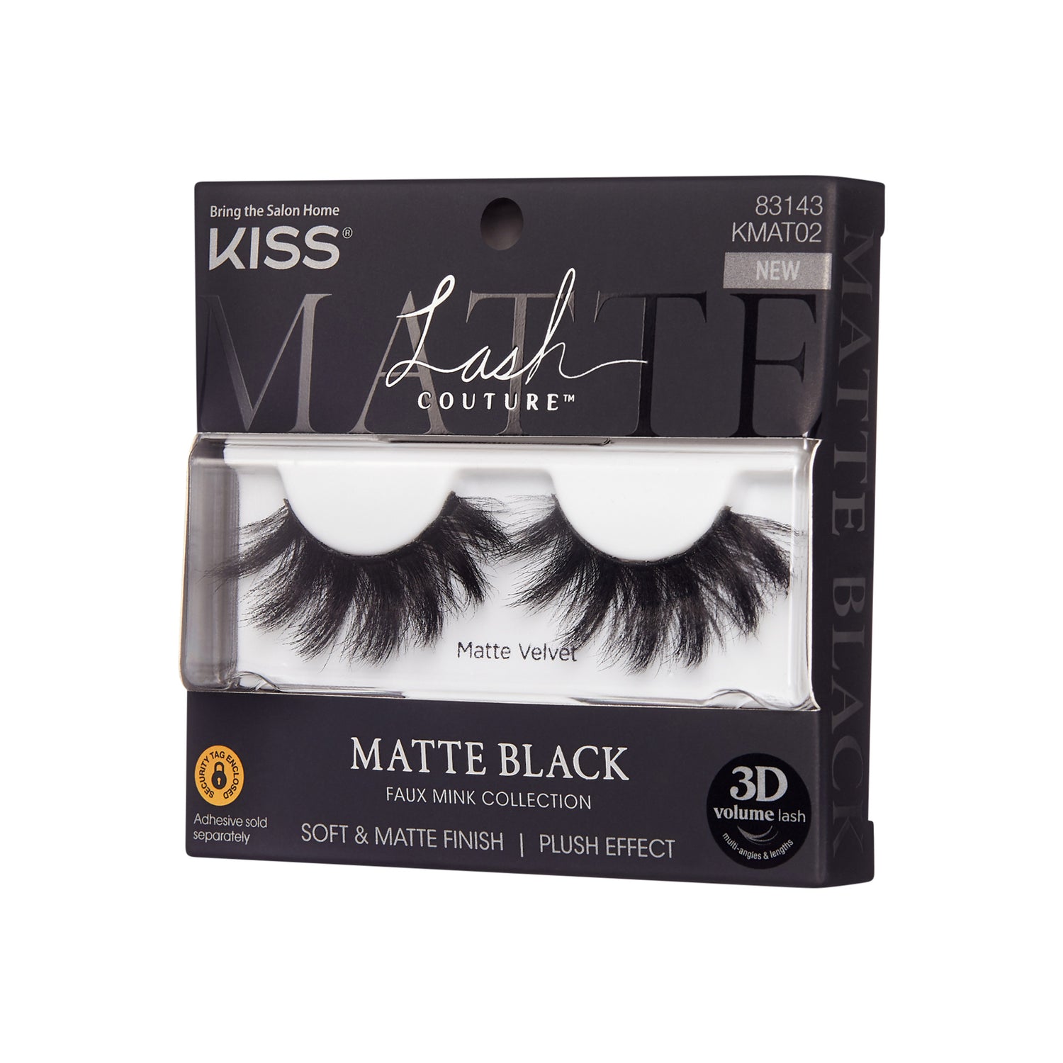 KISS Lash Couture Matte Black - Matte Velvet