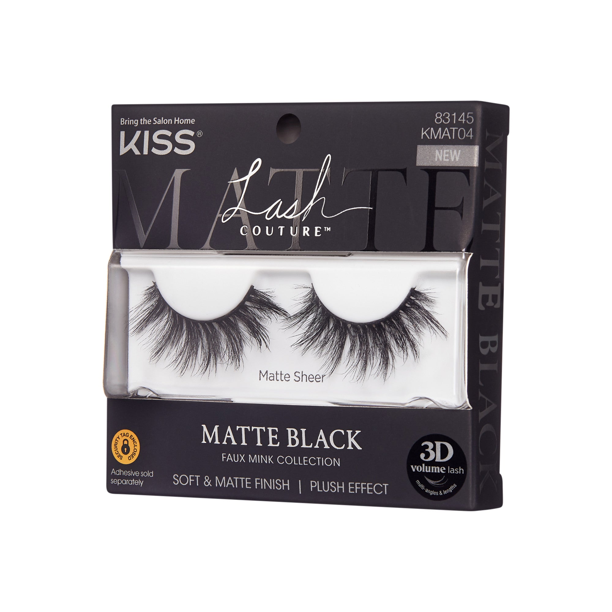 KISS Lash Couture Matte Black - Matte Sheer