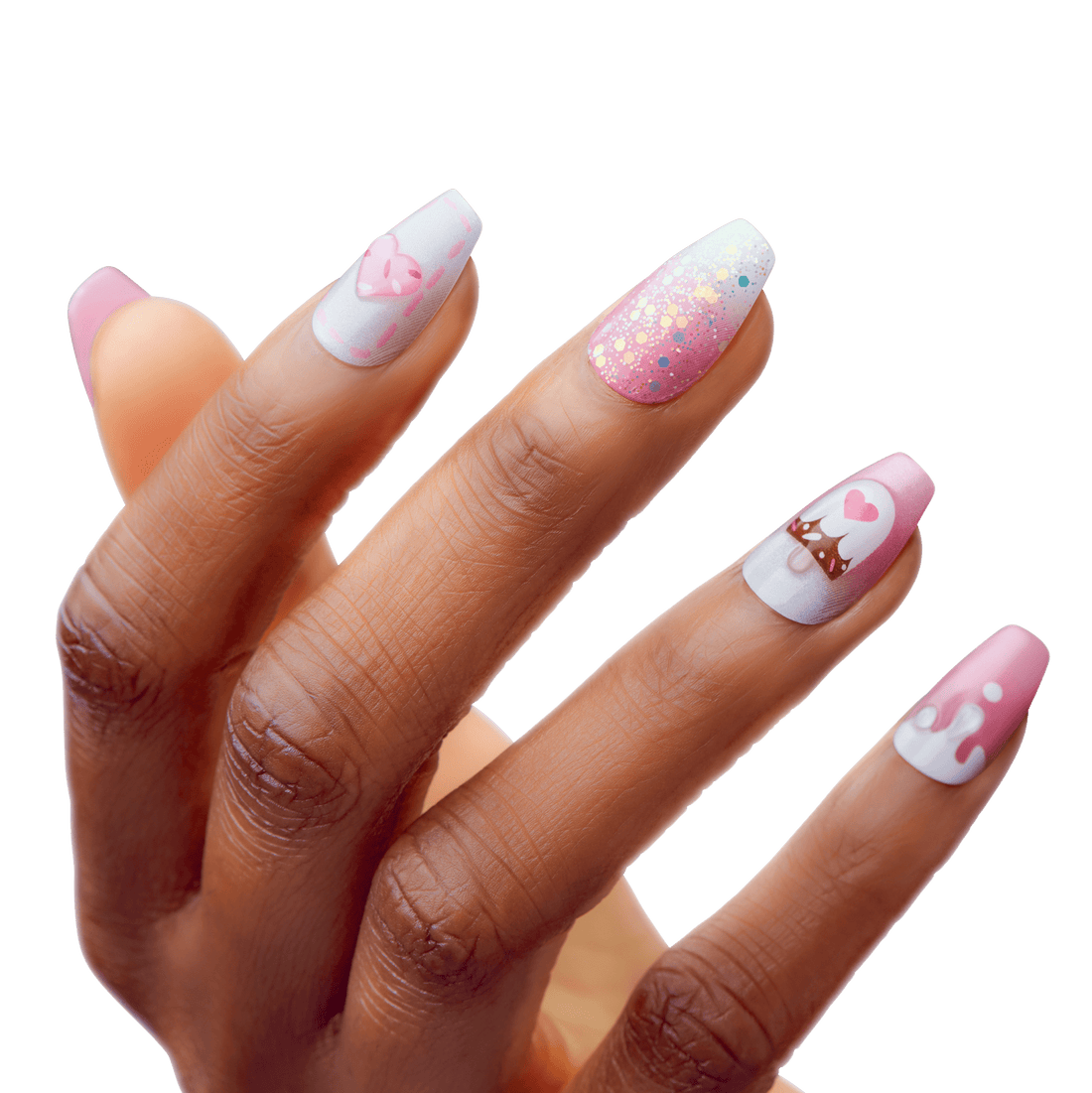 KISS Nail Drip ‘Sweet Shop’ Press On Glue Nails – Top Drip