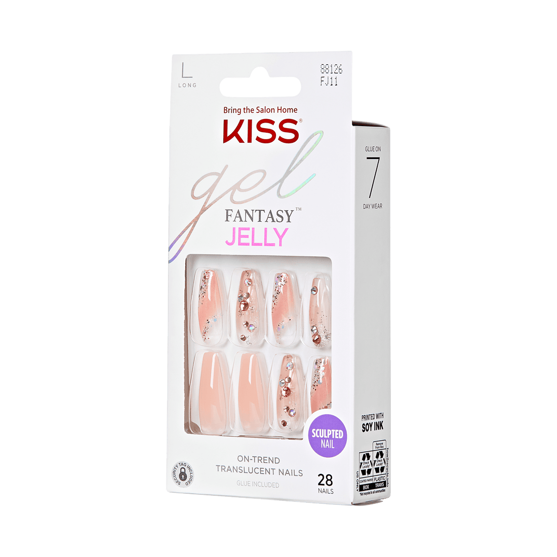 KISS Jelly Fantasy Sculpted Nails - Jelly Cat