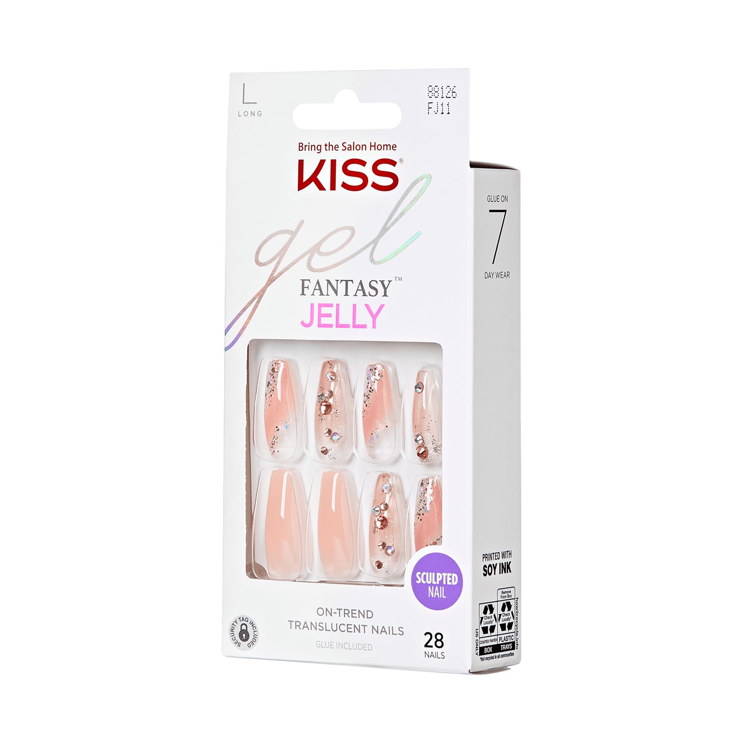 KISS Jelly Fantasy Sculpted Nails - Jelly Cat