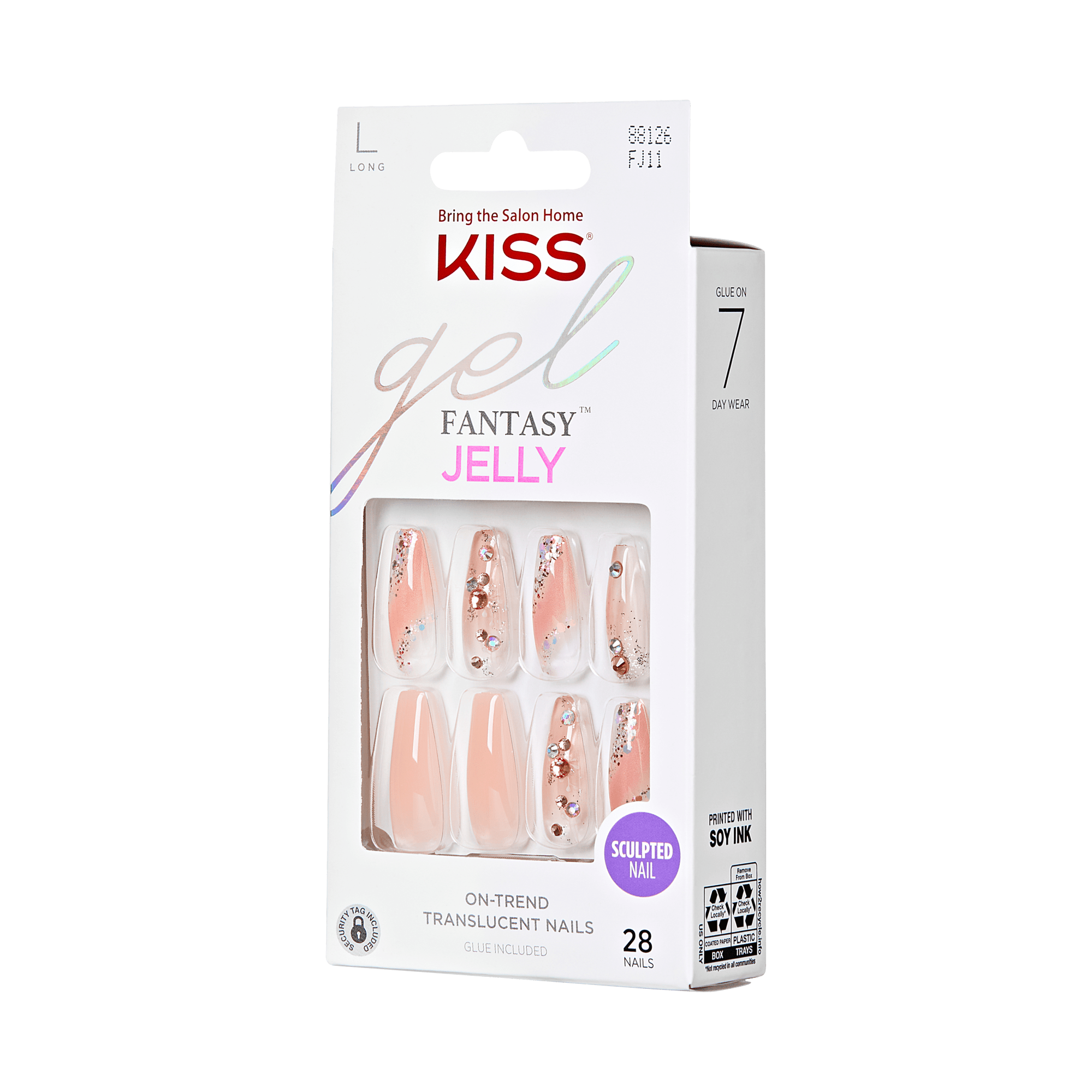 KISS Jelly Fantasy Sculpted Nails - Jelly Cat