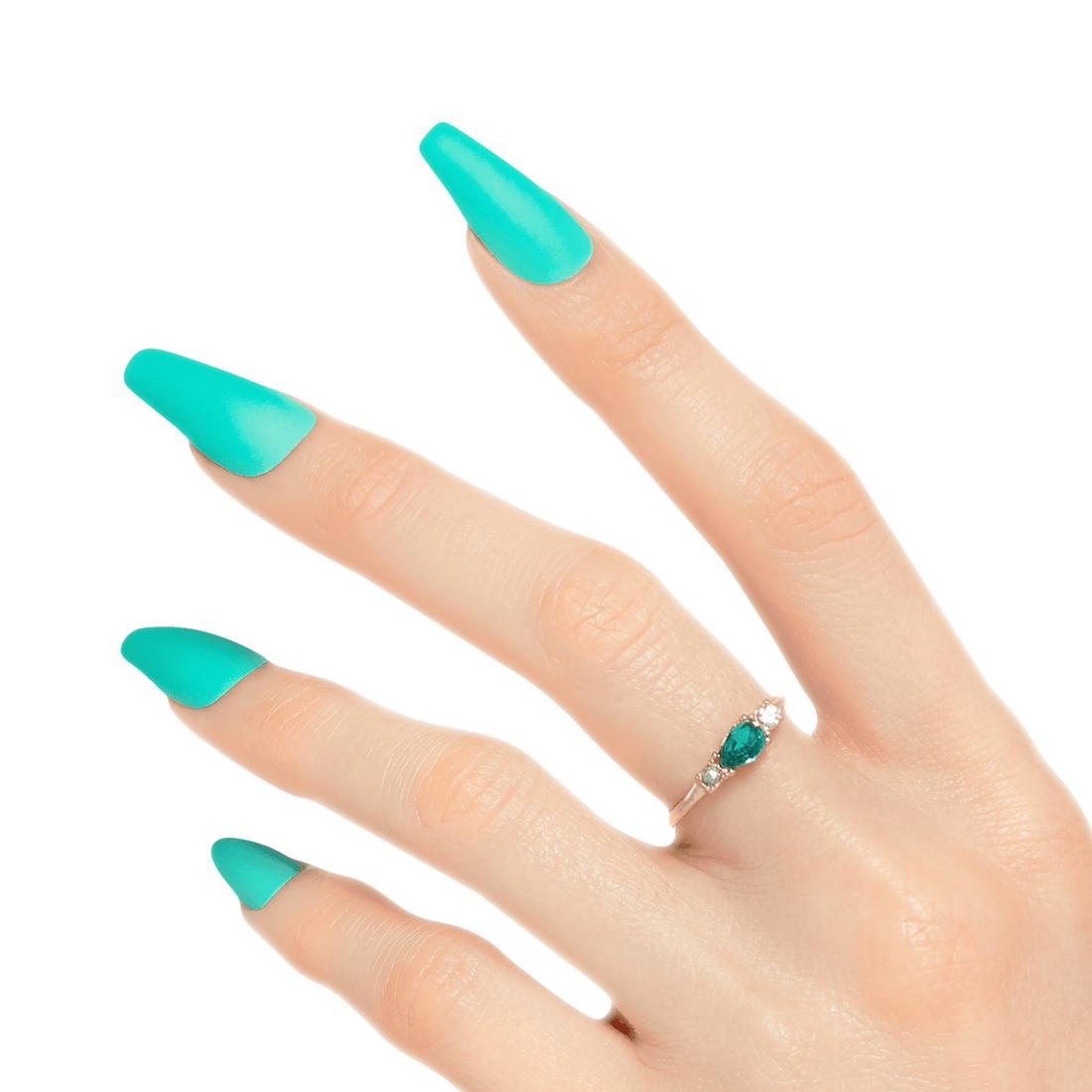 KISS Gel Fantasy Sculpted Nails - Grin Green