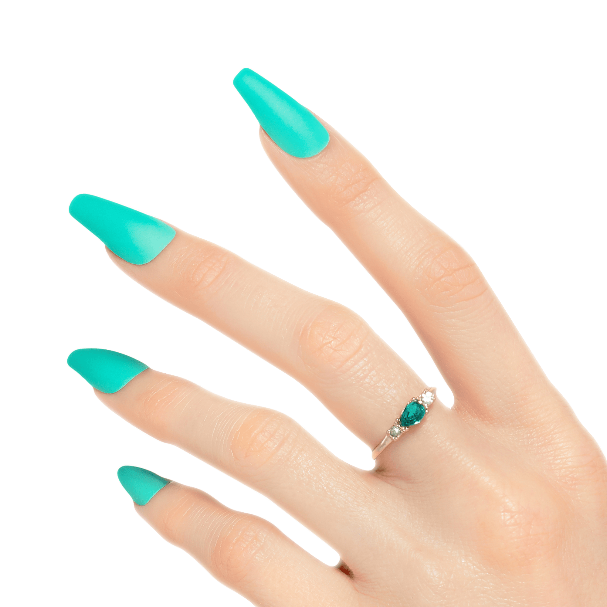 KISS Gel Fantasy Sculpted Nails - Grin Green