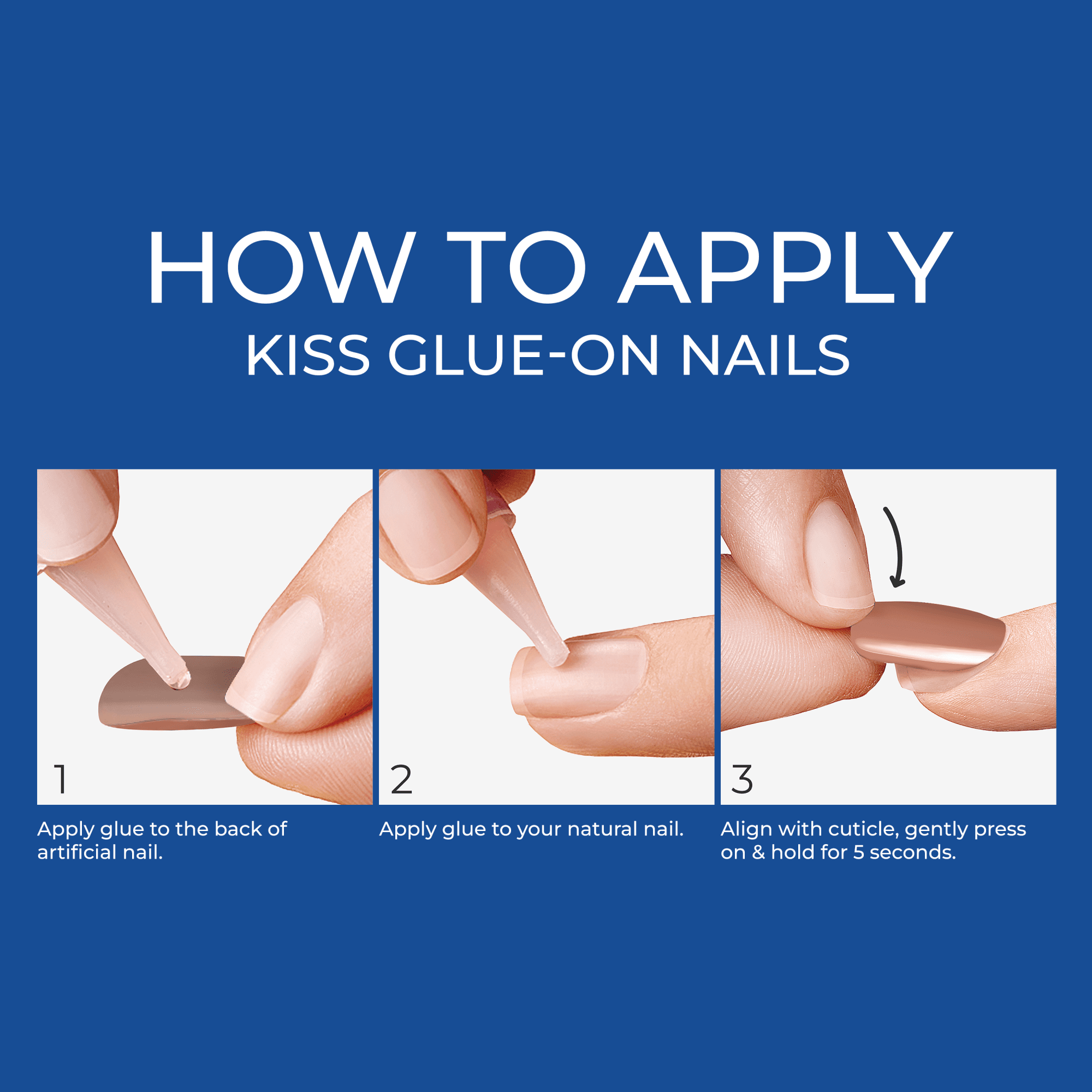 KISS Nail Drip Press-On Glue Nails - Drip Harder