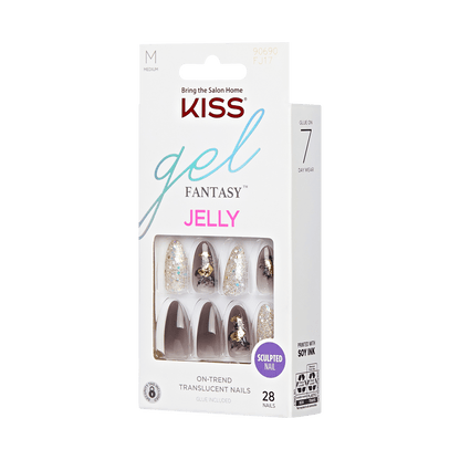 KISS Gel Fantasy Jelly Nails - Floral Jelly