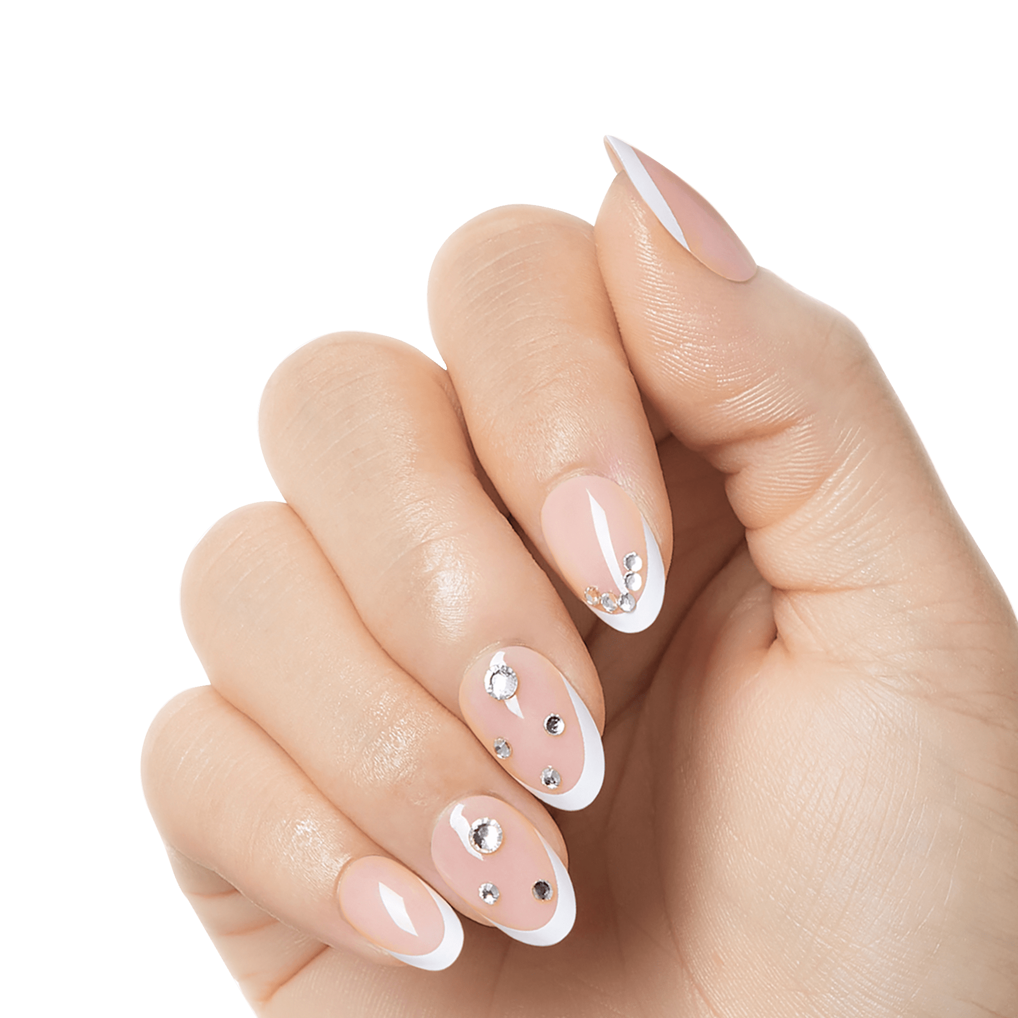 KISS Classy Premium Press On Glue Nails - Prevailing