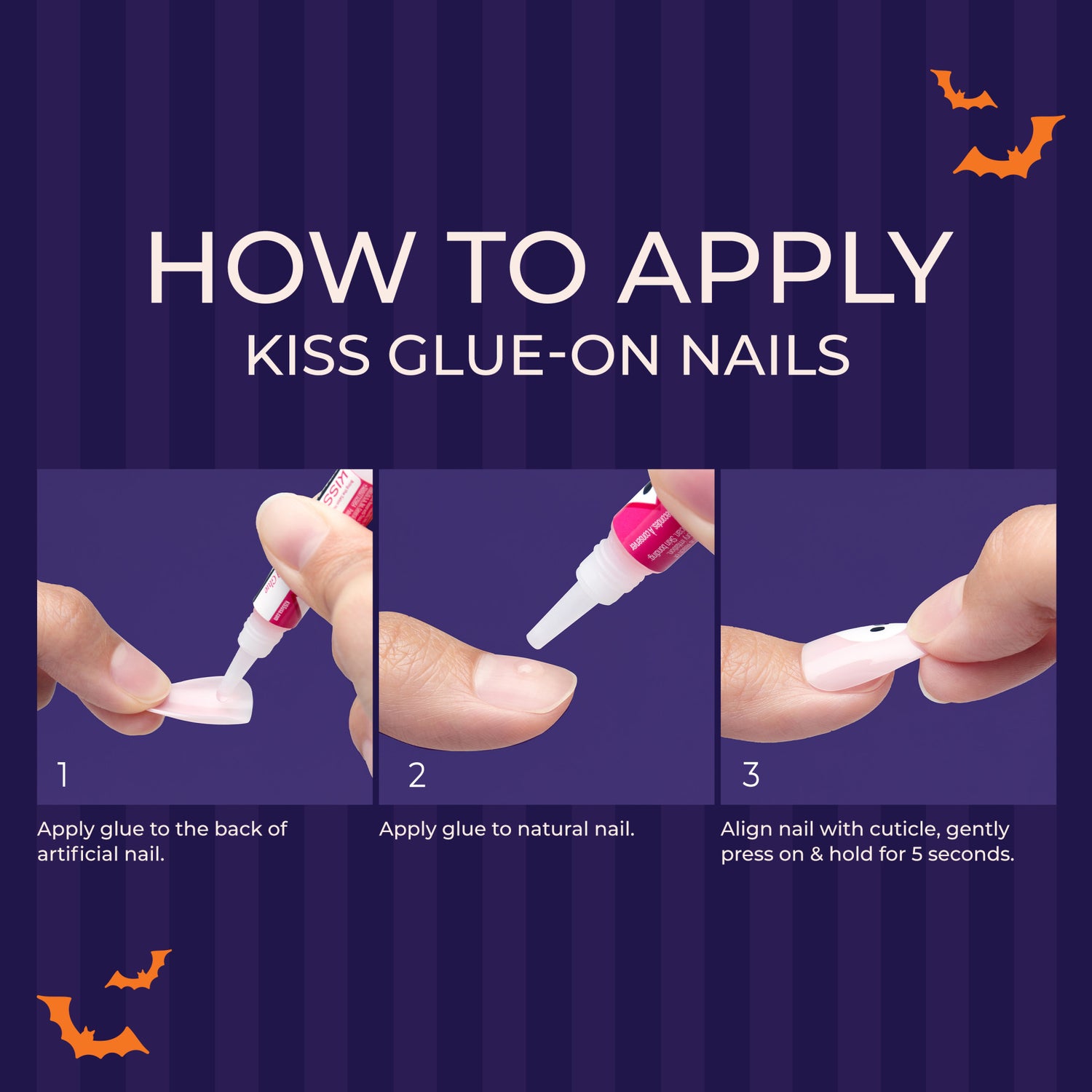 KISS Gel Fantasy Halloween Nails - Ghost Carnivals