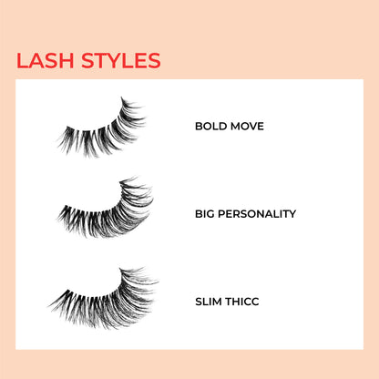 KISS My Lash But Bolder 3D Volume Eyelashes - Bold Move